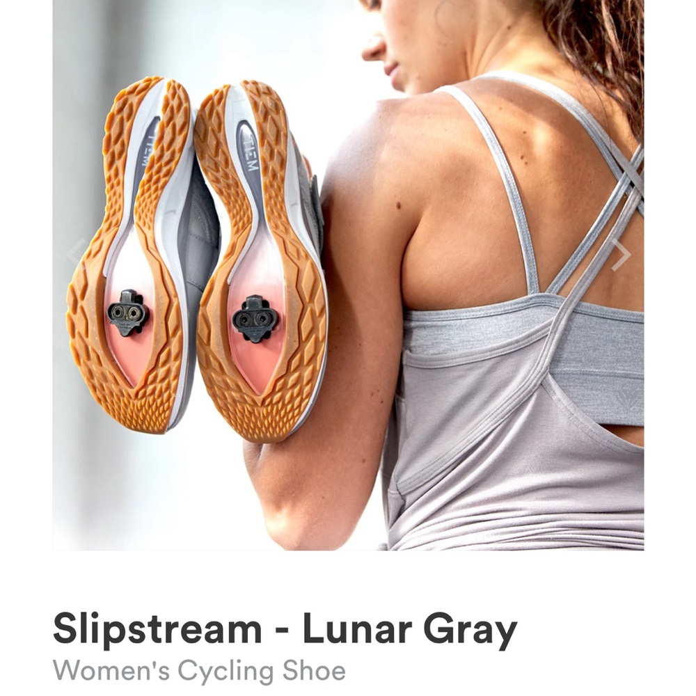 Tiems Spin Shoes - Slipstream Lunar Grey - comes with cleats - Picture 8 of 9